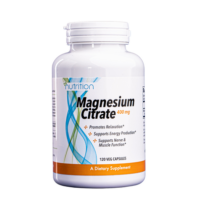 Nutri Plus Fit Magnesium Citrate, 400 Milligram 120 Veg Capsules V Brand: NUTRI PLUS FIT