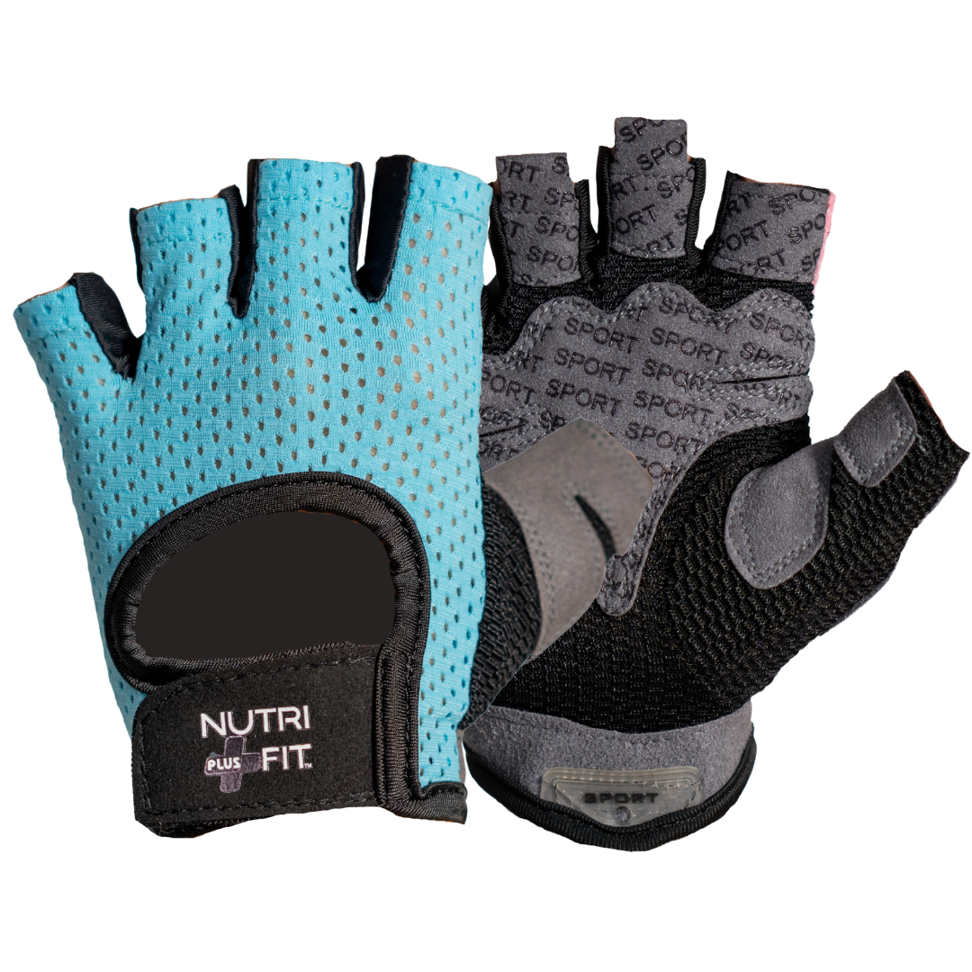 Nutri Fit Plus Unisex Workout Gloves for Weight Lifting-Gym Exercise-Cycling-Full Palm Protection-Extra Grip for Men and Women