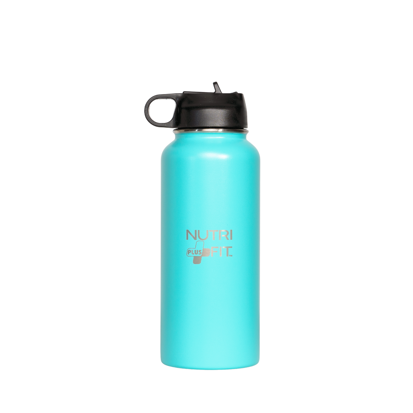Nutri Plus Fit Sport Hydration Stainless Steel Bottle Reusable Versatile and Insulated for Cold or Hot Drinks