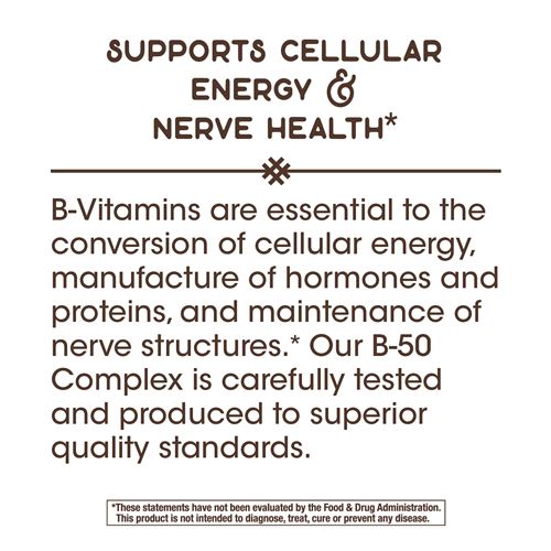 Nature's Way Vitamin B-50 Complex