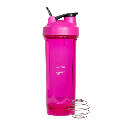 NutriFit Plus Sport Master Protein Shaker 26oz with Stainless Steel Perfect Mixer Ball