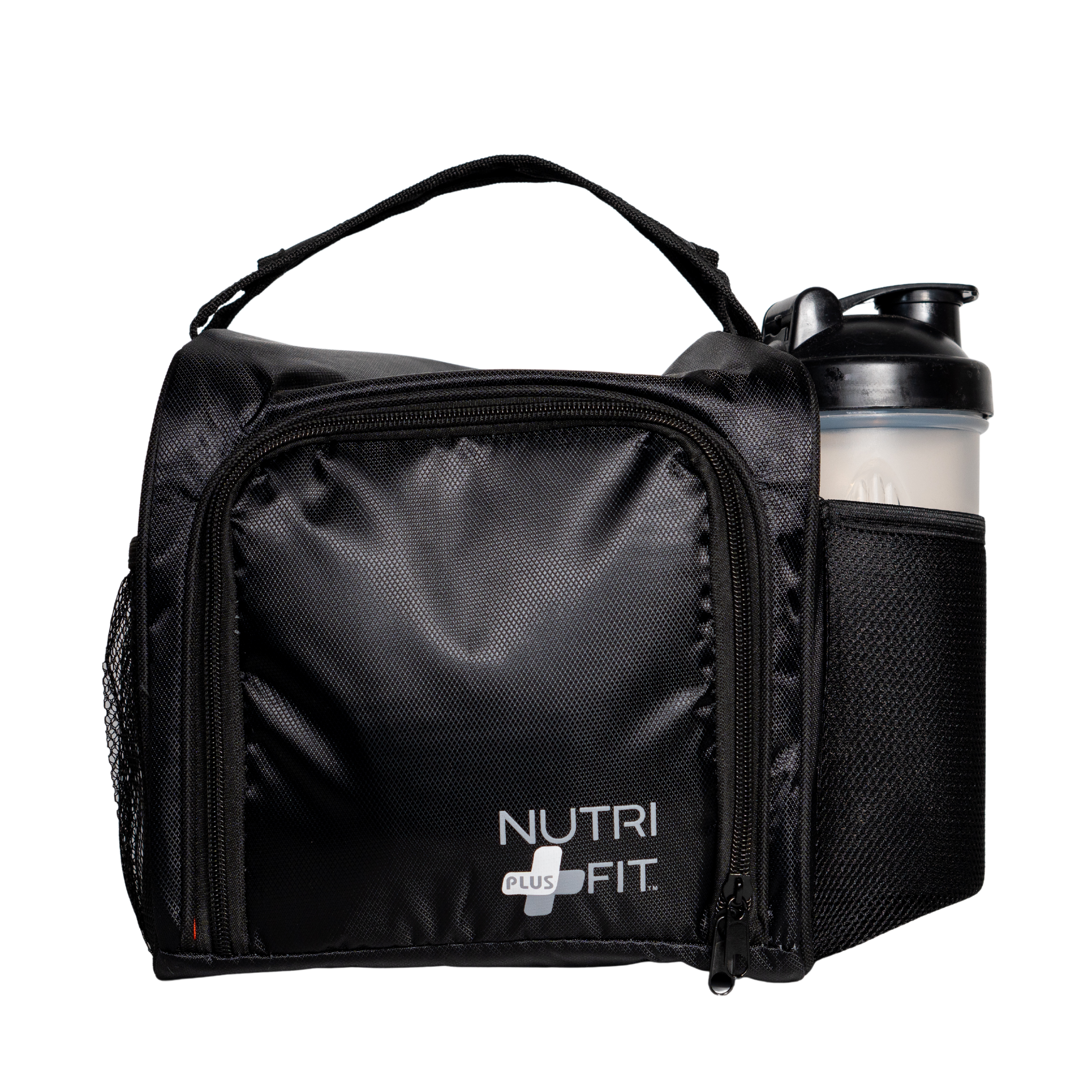 NUTRIFIT Meal Prep Bag for the Active Live Style with 6 food Containers, Shakers, and Vitamin Carrier
