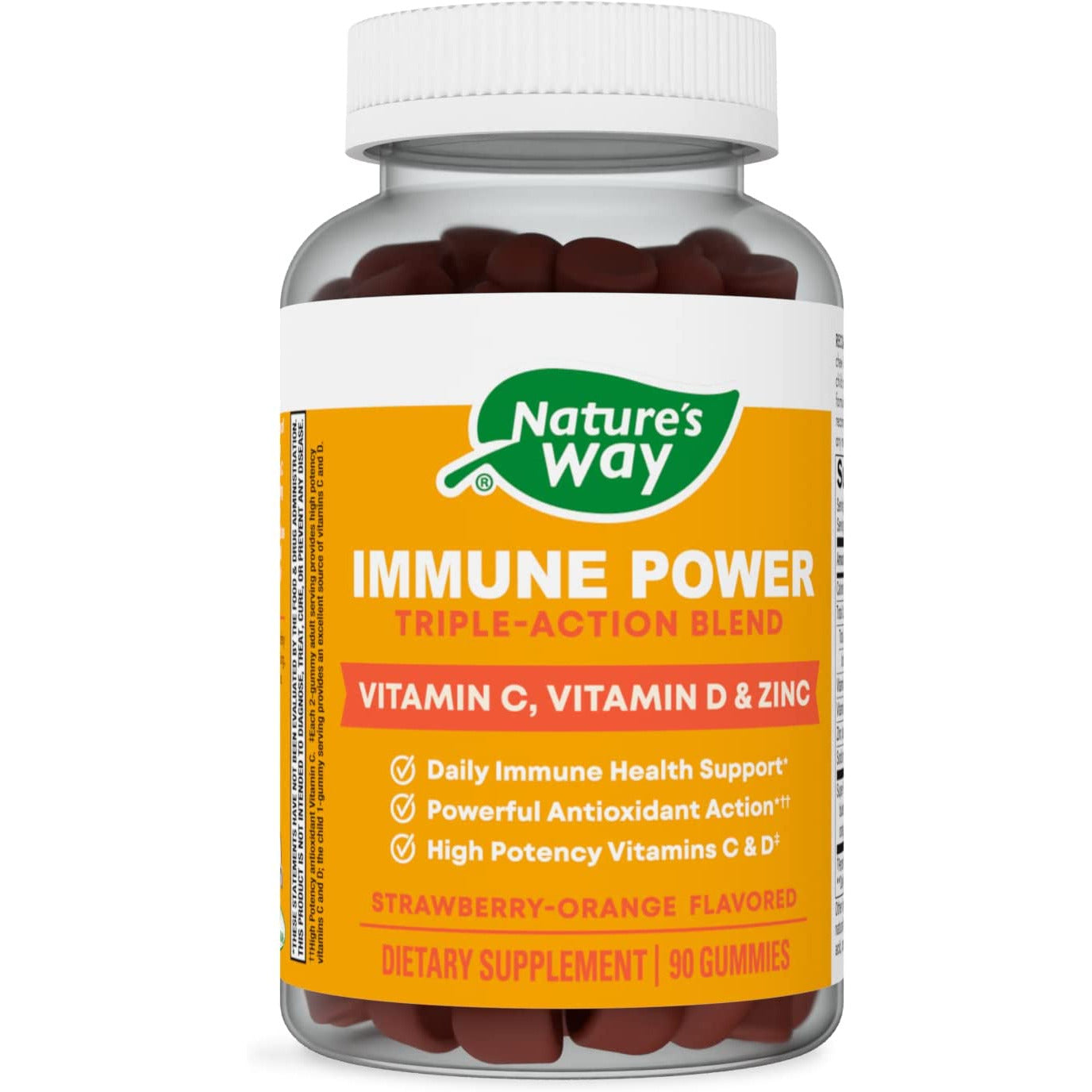 Immune Power, Triple Action Immune Blend*, Vitamins C and D, Zinc