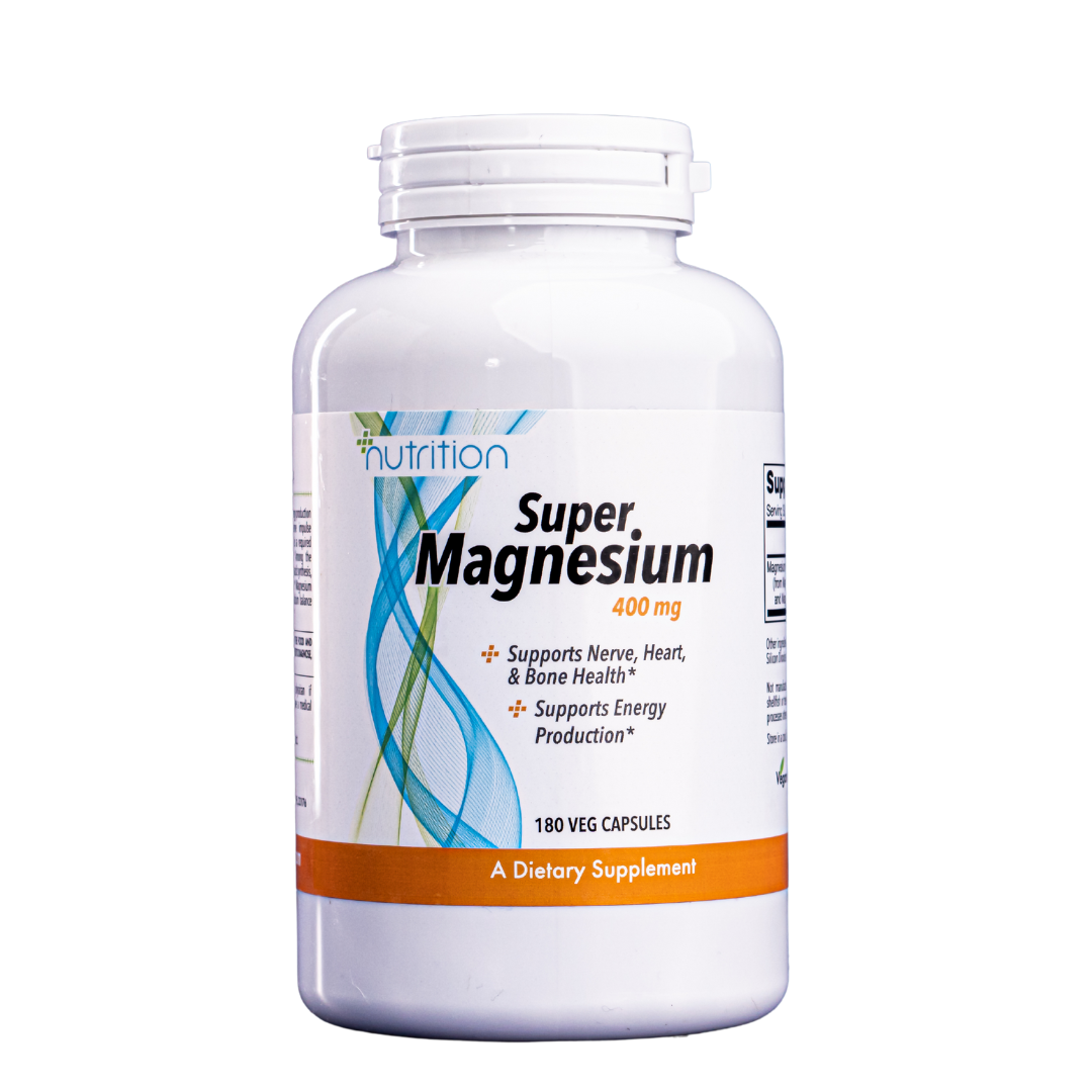 Nutri Plus Fit Super Magnesium 400 Milligrams 180 Veg Capsules