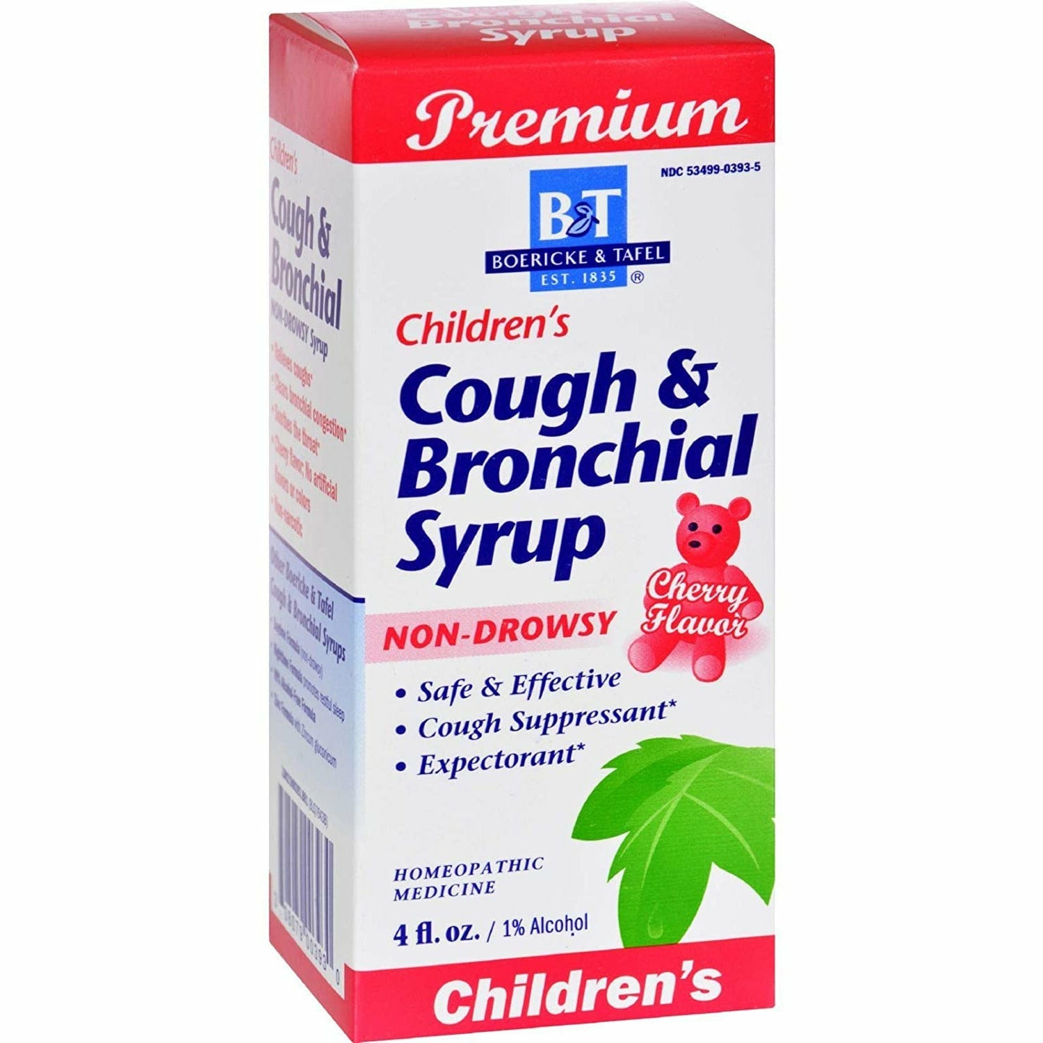 Boericke & Tafel Daytime Cough & Bronchial Syrup Non-Drowsy Homeopathic