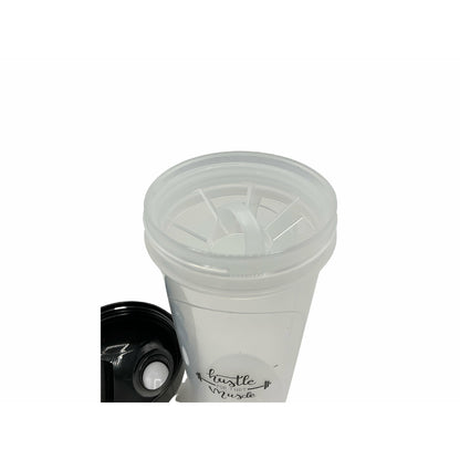 NutriFit Plus Protein Sport Shaker with Typhoon Mixer 25oz BPA Free Leak Proof Lid