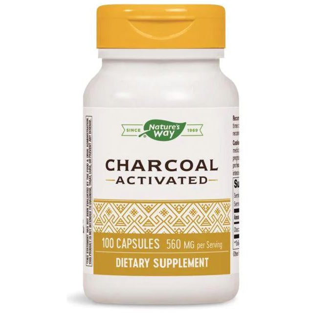 Nature's Way Activated Charcoal Supplement Gluten-Free