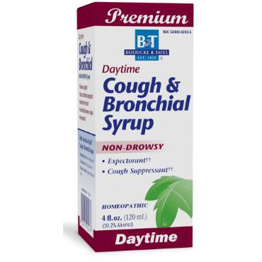 Boericke & Tafel Daytime Cough & Bronchial Syrup Non-Drowsy Homeopathic