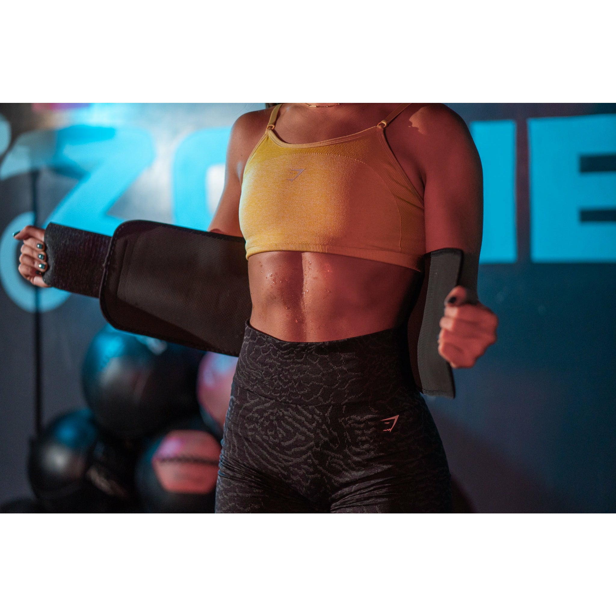 NutriFit Waist Trimer - Sweat Waist Trainer For Women ands Men - Sport Sweat Workout Body Shaper Sauna