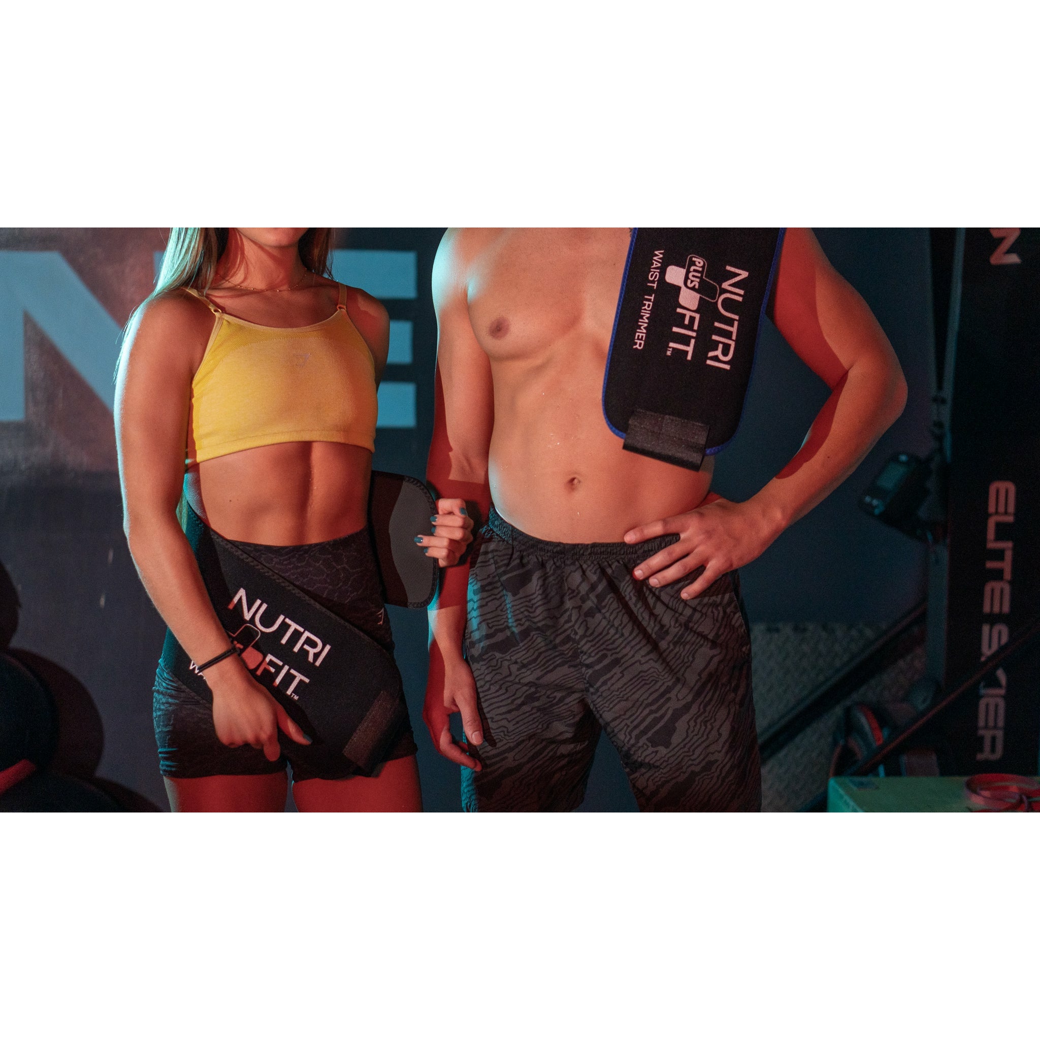 NutriFit Waist Trimer - Sweat Waist Trainer For Women ands Men - Sport Sweat Workout Body Shaper Sauna