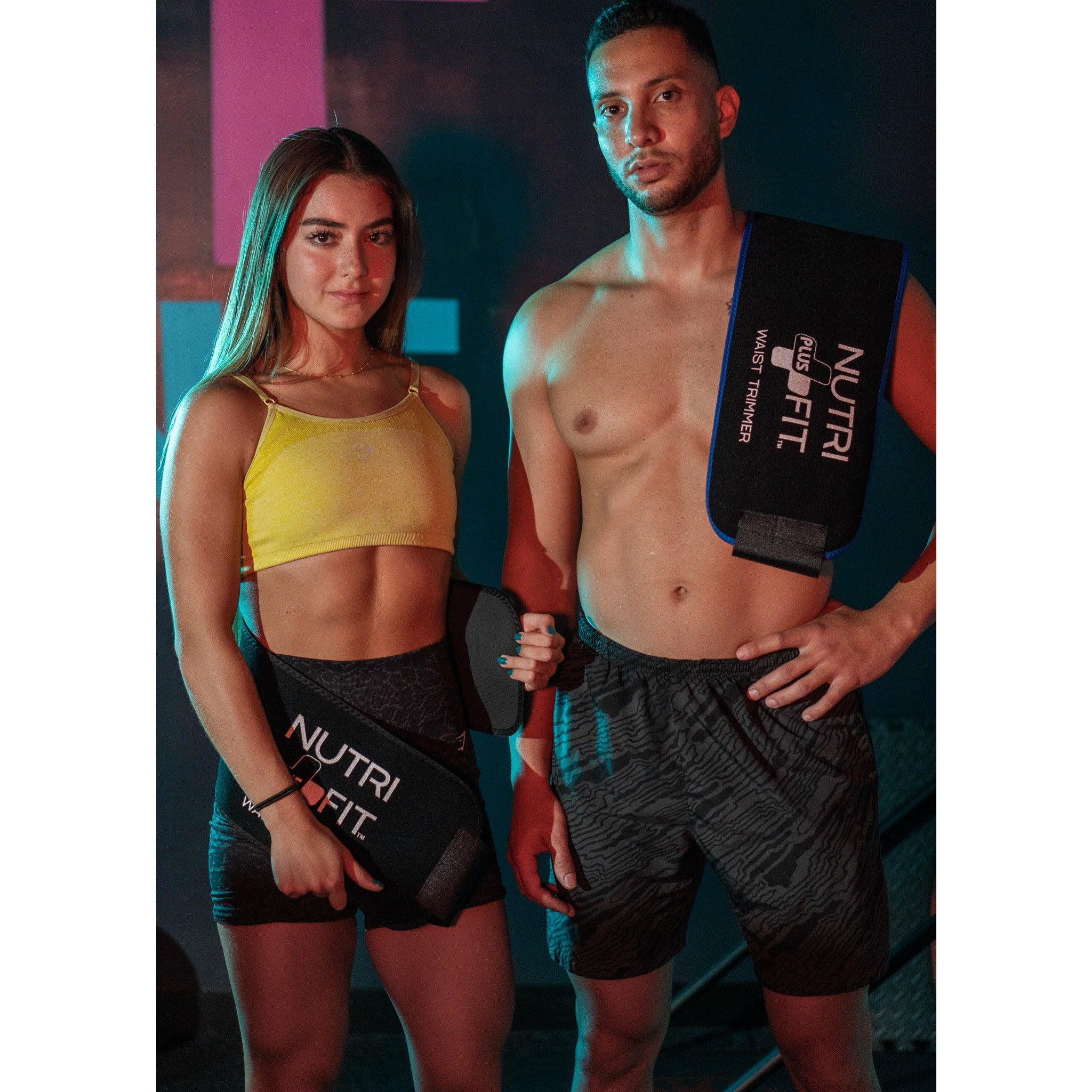 NutriFit Waist Trimer - Sweat Waist Trainer For Women ands Men - Sport Sweat Workout Body Shaper Sauna