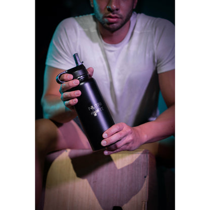 Nutri Plus Fit Sport Hydration Stainless Steel Bottle Reusable Versatile and Insulated for Cold or Hot Drinks
