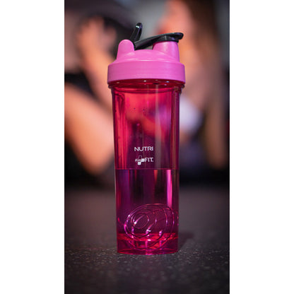 NutriFit Plus Sport Master Protein Shaker 26oz with Stainless Steel Perfect Mixer Ball