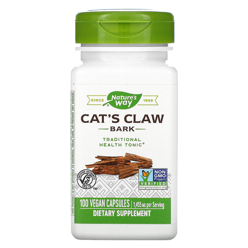 Nature's Way Cat’s Claw Bark, Traditional Health Tonic*, 1,455mg per serving