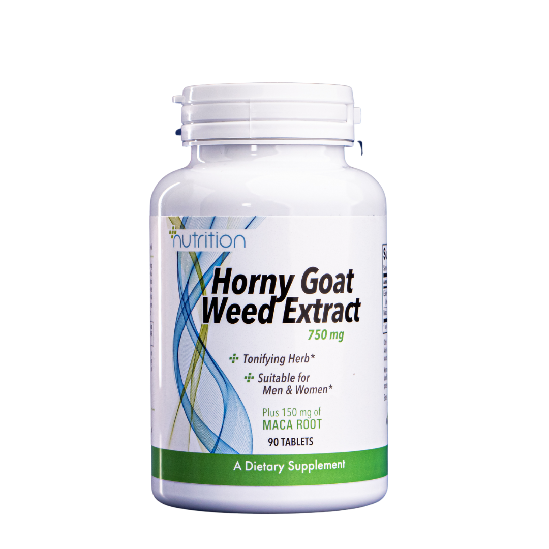 Nutri Plus Fit Horny Goat Weed Extract 750 mg Plus 150 mg of Maca Root, Tonifying Herb*, 90 Tablets