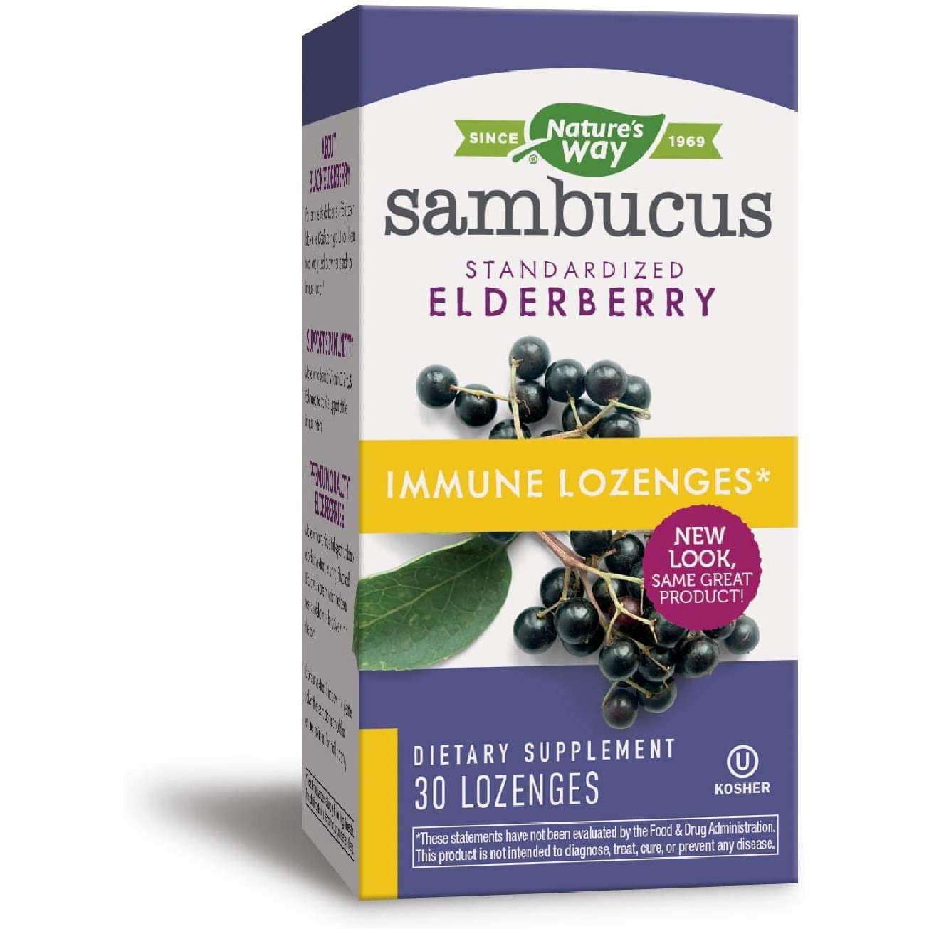 Nature's Way Sambucus Immune Elderberry Lozenges