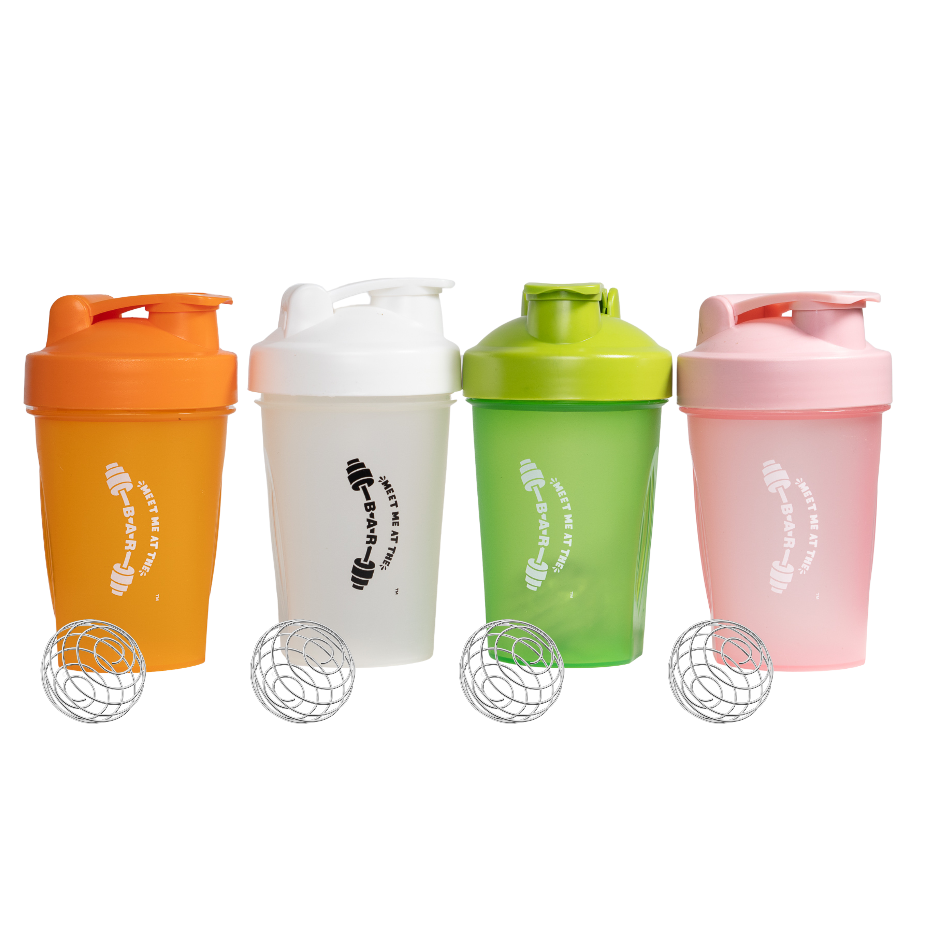 NutriFit Plus Sport Protein Blender Shaker Bottle12oz Multi Color BPA Free Leak Proof with an Innovative Stainless Mixer