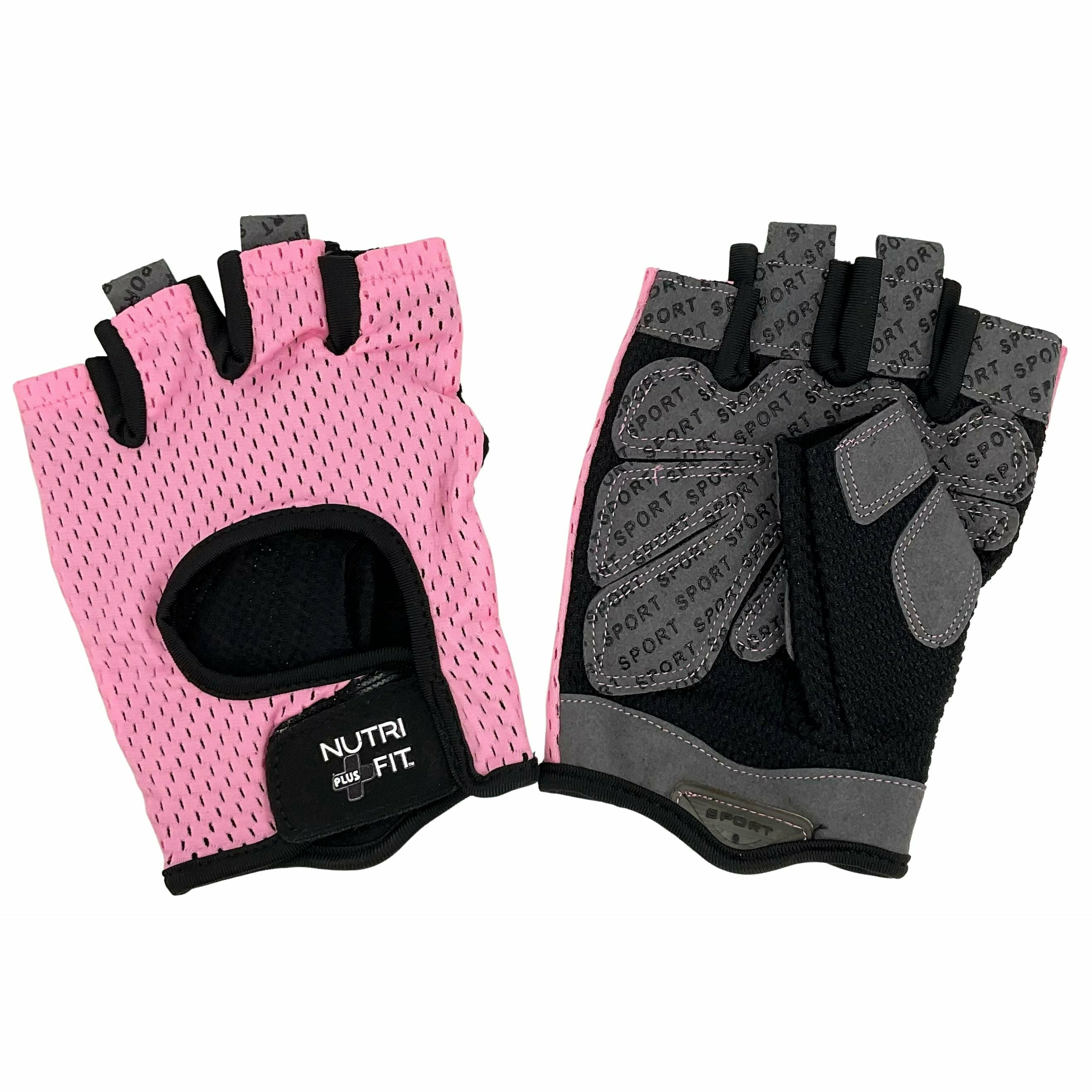 Nutri Fit Plus Unisex Workout Gloves for Weight Lifting-Gym Exercise-Cycling-Full Palm Protection-Extra Grip for Men and Women