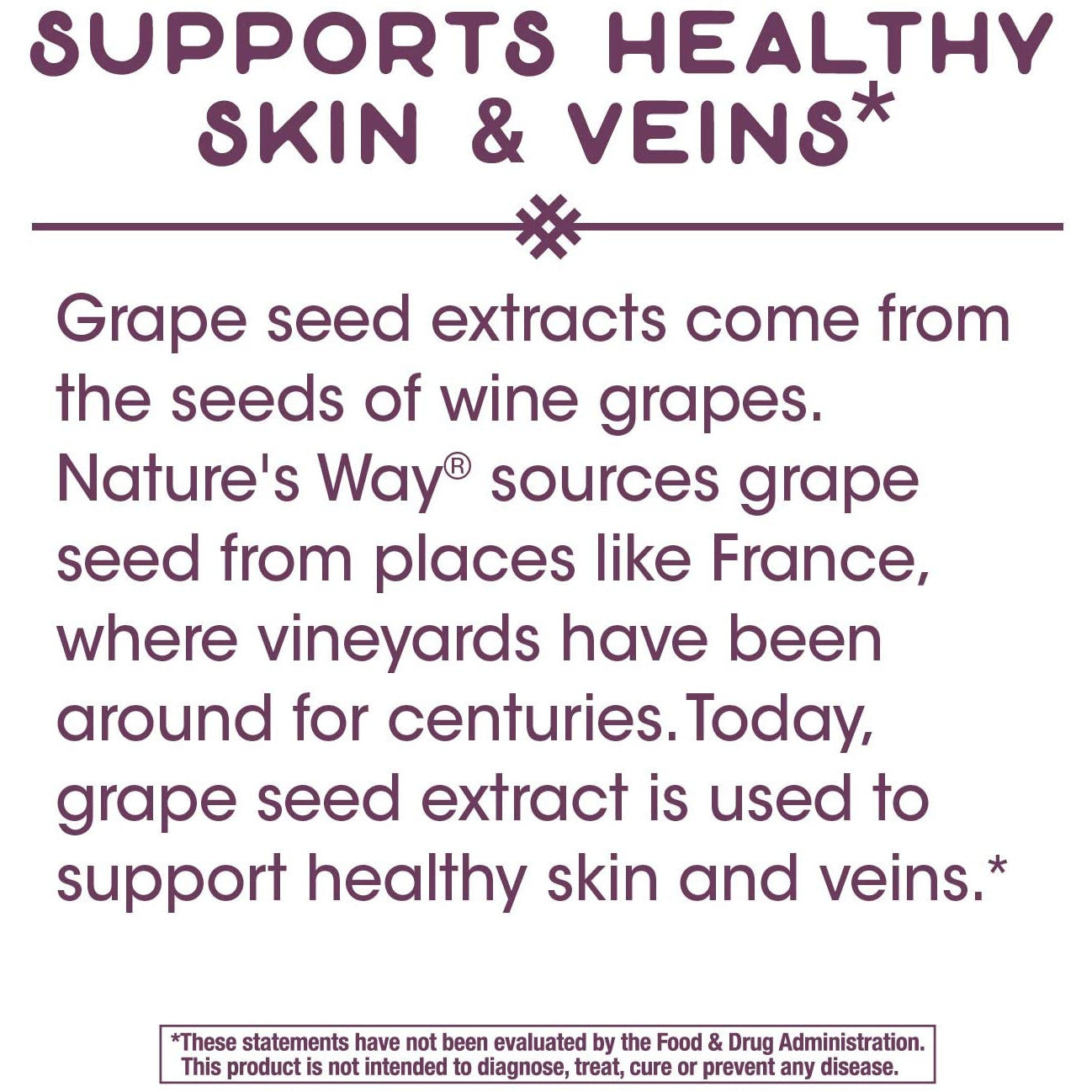 Nature's Way Premium Extract Standardized Grape Seed