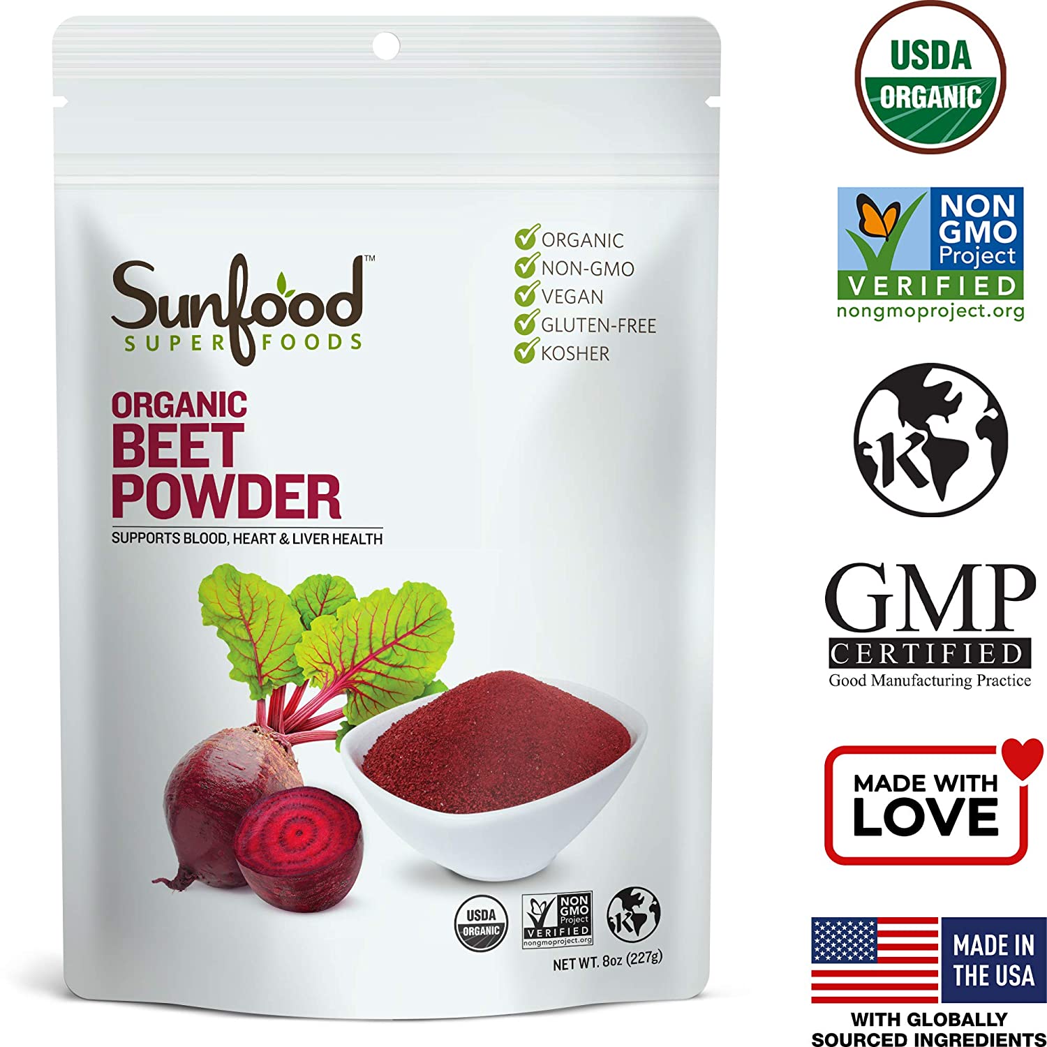 SUNFOOD ORGANIC BEET POWDER