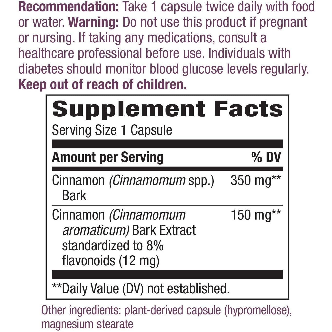 Nature's Way Premium Extract Cinnamon