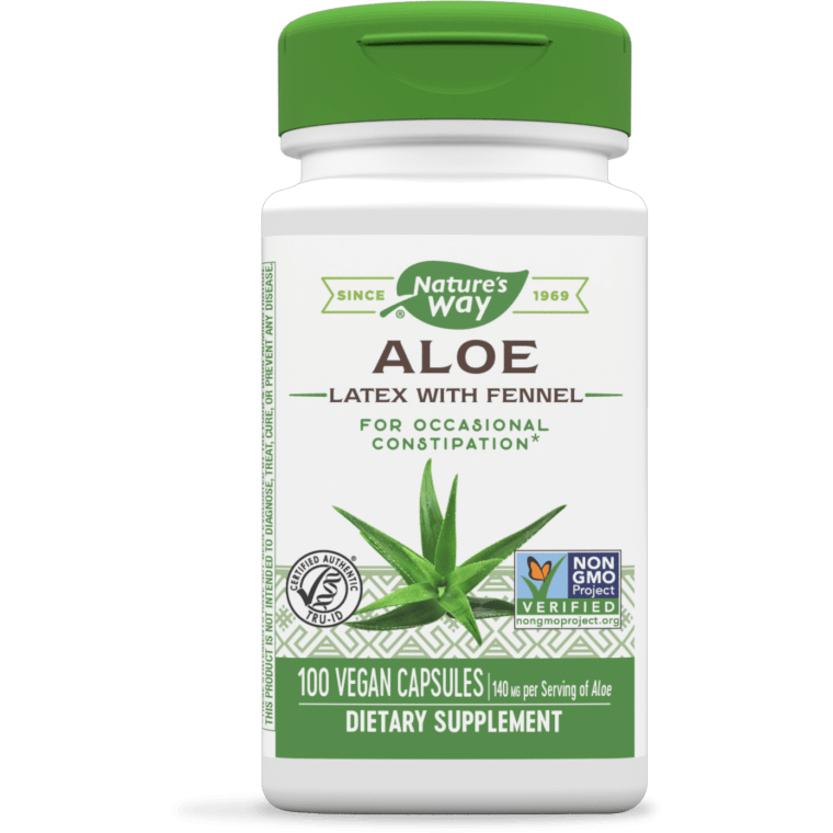 Nature's Way Aloe Latex with Fennel, For Occasional Constipation