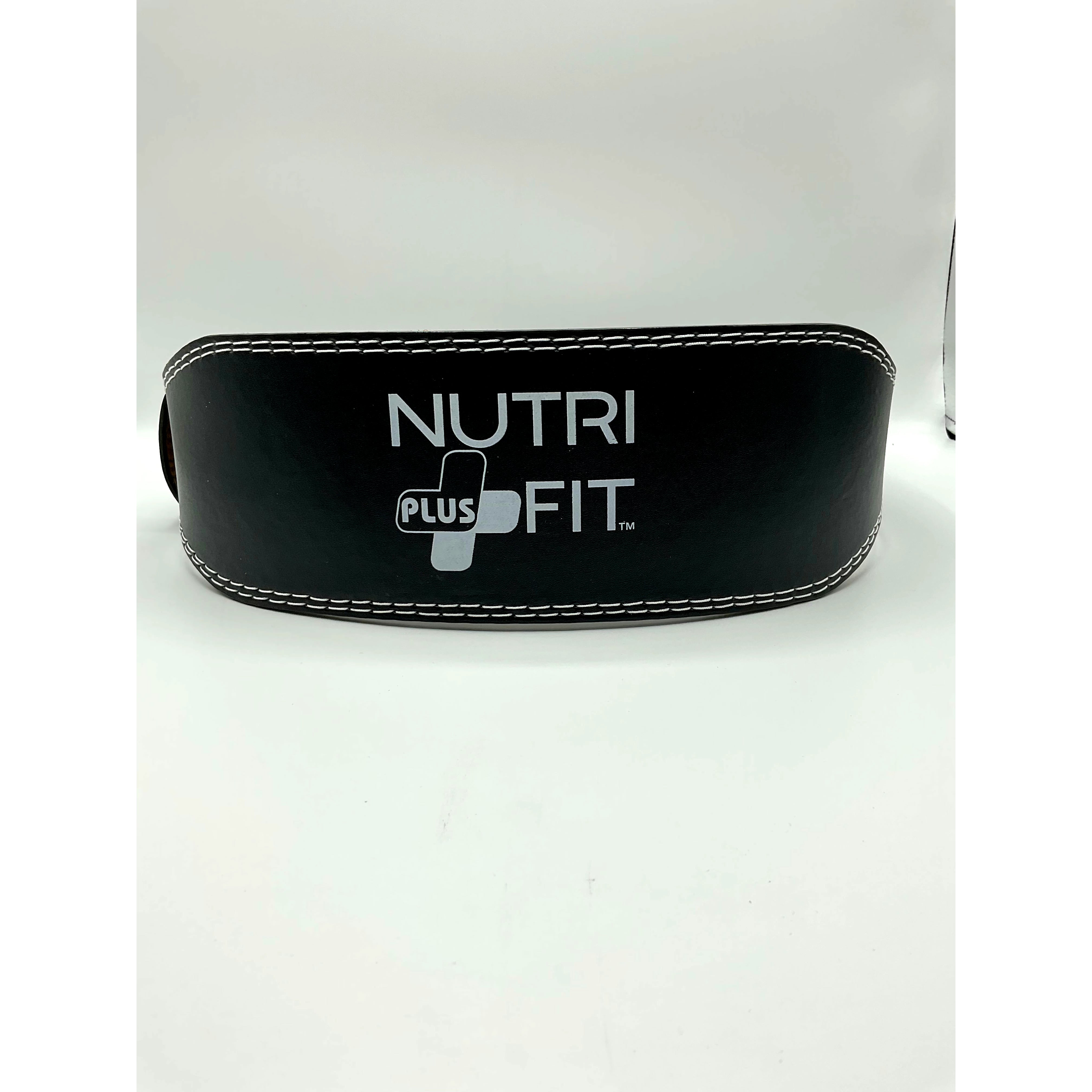 Nutri Fit Plus Premium Leather Weightlifting Belt for Fitness, Weightlifting - Support for Men and Women - Deadlift Professional Training Belt