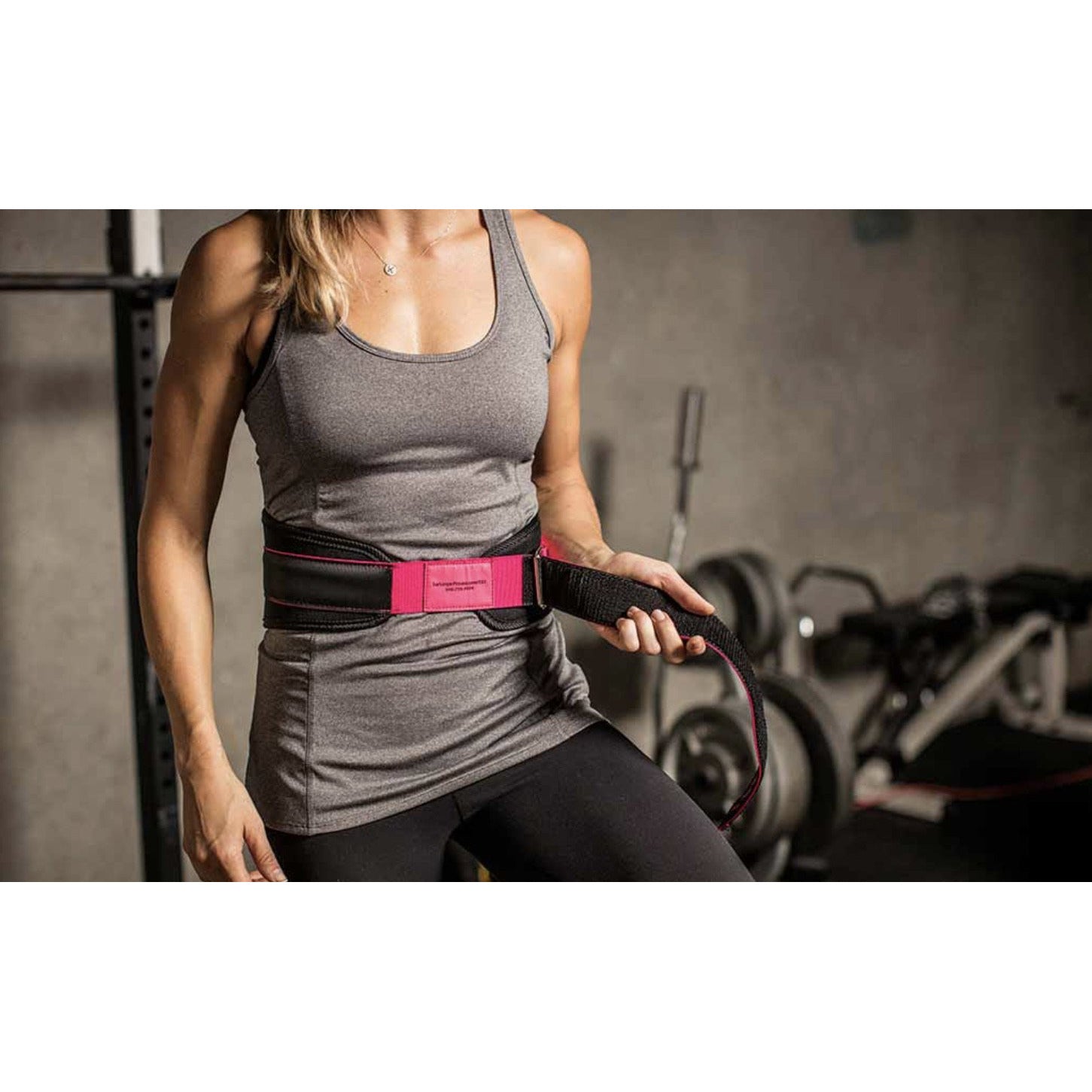 WOMEN’S 5” FOAM CORE BELT COLOR BLACK/PINK