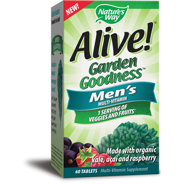 Nature's Way Alive! Garden Goodness Men's Multivitamin