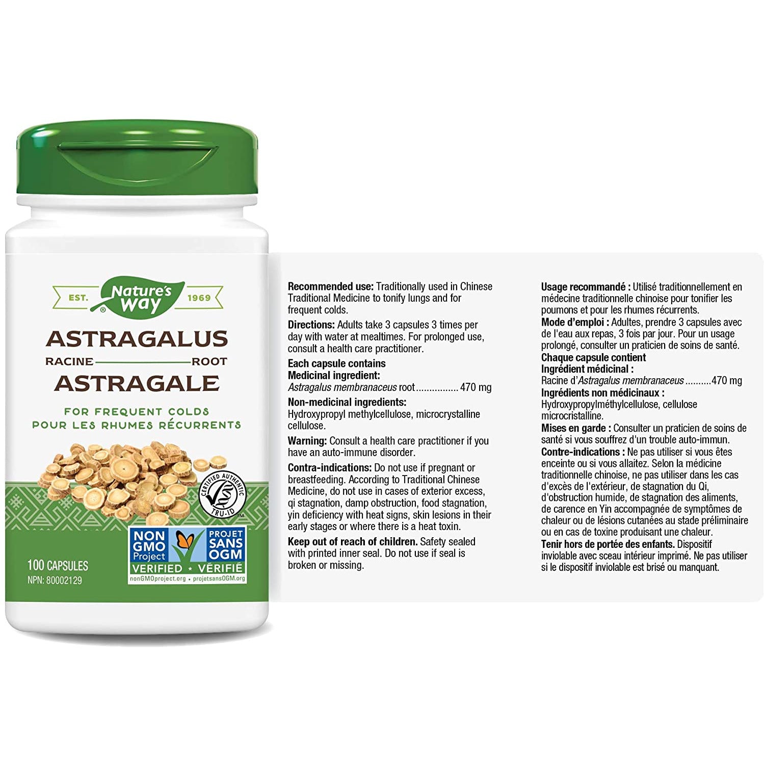 Nature's Way Astragalus Root Immune Support